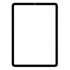 Корпусне скло дисплея Apple iPad Pro 11 2024, Чорний