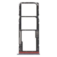 Слот SIM-карти (лоток) Motorola XT2423 Moto G24, з роз'ємом карти пам'яті, Сірий