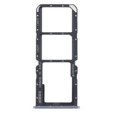Слот SIM-карти (лоток) OPPO A73, F17, з роз'ємом карти пам'яті, Сірий
