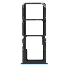 Слот SIM-карти (лоток) OPPO A36, A76, з роз'ємом карти пам'яті, Блакитний