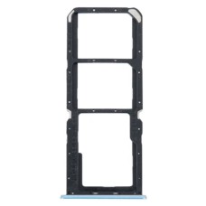 Слот SIM-карти (лоток) OPPO Realme C30s, з роз'ємом карти пам'яті, Блакитний