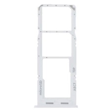 Слот SIM-карти (лоток) Samsung A236 Galaxy A23, з роз'ємом карти пам'яті, Білий