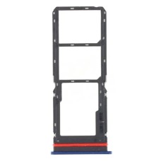 Слот SIM-карти (лоток) Vivo Y01, Y15A, Y15s, з роз'ємом карти пам'яті, Синій