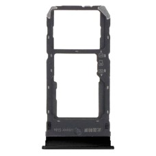 Слот SIM-карти (лоток) Vivo Y52 5G, з роз'ємом карти пам'яті, Чорний