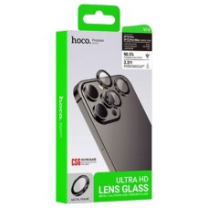 Захисне скло Apple iPhone 16, iPhone 16 Plus, Hoco, 3D, Чорний