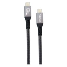 USB кабель Walker C995, Type-C, 1.0 м., Черный
