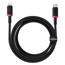 USB кабель Baseus P10377800U01-03 Dura Apple iPhone SE 2022, iPhone 14 Pro Max, iPhone 14 Plus, iPhone 14 Pro, iPhone 14, iPhone 13 Pro, iPhone 13 Mini, iPhone 13, iPhone 13 Pro Max, iPhone 12 Mini, iPhone 12 Pro Max, Lightning, 2.0 м., Черный
