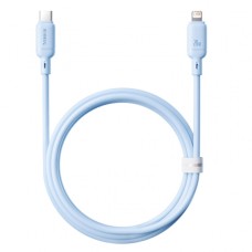 USB кабель Baseus P10377700313-00 Silky Apple iPhone SE 2022, iPhone 14 Pro Max, iPhone 14 Plus, iPhone 14 Pro, iPhone 14, iPhone 13 Pro, iPhone 13 Mini, iPhone 13, iPhone 13 Pro Max, iPhone 12 Mini, iPhone 12 Pro Max, Lightning, 1.0 м., Синий