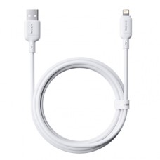 USB кабель Baseus P10377702213-01 Silky Apple iPhone SE 2022, iPhone 14 Pro Max, iPhone 14 Plus, iPhone 14 Pro, iPhone 14, iPhone 13 Pro, iPhone 13 Mini, iPhone 13, iPhone 13 Pro Max, iPhone 12 Mini, iPhone 12 Pro Max, Lightning, 2.0 м., Белый
