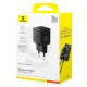 Сетевое зарядное устройство Baseus P10111605113-00 Palm, Черный