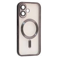 Чохол Apple iPhone 16, FIBRA Chrome, Чорний