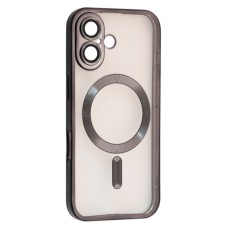 Чохол Apple iPhone 16, FIBRA Chrome, Чорний