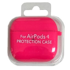 Чохол Apple AirPods 4, Silicone Classic Case, Hot Pink, Рожевий