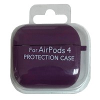 Чохол Apple AirPods 4, Silicone Classic Case, Фіолетовий