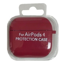 Чохол Apple AirPods 4, Silicone Classic Case, Rose Red, Рожевий