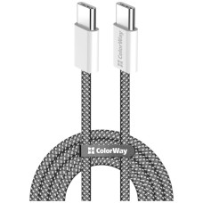 USB кабель ColorWay CW-CBPDCC068-BK, Type-C, 2.0 м., Черный