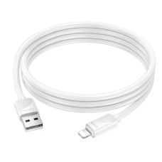 USB кабель Hoco X114 Energy Apple iPhone SE 2022, iPhone 14 Pro Max, iPhone 14 Plus, iPhone 14 Pro, iPhone 14, iPhone 13 Pro, iPhone 13 Mini, iPhone 13, iPhone 13 Pro Max, iPhone 12 Mini, iPhone 12 Pro Max, Lightning, 1.0 м., Білий
