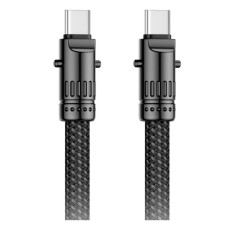 USB кабель XO NB-Q288B, Type-C, 1.2 м., Черный