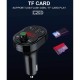 FM трансмітер WUW C203, 3.1 A, Чорний