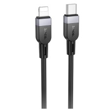 USB кабель Hoco X109 Energy Apple iPhone SE 2022, iPhone 14 Pro Max, iPhone 14 Plus, iPhone 14 Pro, iPhone 14, iPhone 13 Pro, iPhone 13 Mini, iPhone 13, iPhone 13 Pro Max, iPhone 12 Mini, iPhone 12 Pro Max, Lightning, 1.0 м., Чорний