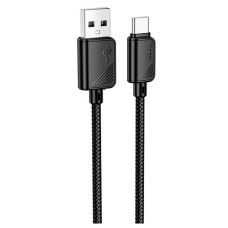 USB кабель Hoco X113 Beneficio, Type-C, 1.0 м., Чорний