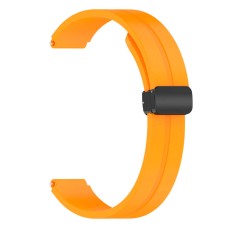 Ремінець Xiaomi Mi Band 8, Mi Band 9, Silicone MAGNETIC LOCK, Помаранчевий