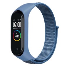 Ремінець Xiaomi Mi Band 3, Mi Band 4, Nylon, Синій
