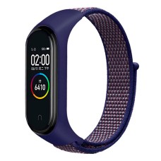 Ремінець Xiaomi Mi Band 3, Mi Band 4, Nylon, Navy Blue, Синій