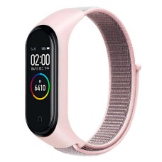 Ремінець Xiaomi Mi Band 3, Mi Band 4, Nylon, Pink Sand, Рожевий