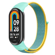 Ремінець Xiaomi Mi Band 8, Mi Band 9, Nylon, Beryl-Yellow, Бірюзовий