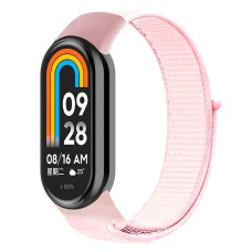 Ремінець Xiaomi Mi Band 8, Mi Band 9, Nylon, Pearl Powder, Рожевий