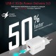 Сетевое зарядное устройство Promate PowerPort-33, Белый