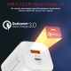 Сетевое зарядное устройство Promate PowerPort-33, Белый