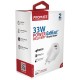 Сетевое зарядное устройство Promate PowerPort-33, Белый
