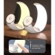 Беспроводное зарядное устройство Mini Moon, Белый