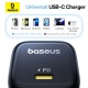 Мережевий зарядний пристрій Baseus P10176800123-00 PicoGo, Білий