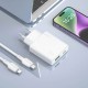 Мережевий зарядний пристрій Borofone BN24 Wish, Білий