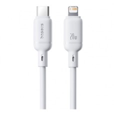 USB кабель Baseus P10377700213-00 Silky Apple iPhone SE 2022, iPhone 14 Pro Max, iPhone 14 Plus, iPhone 14 Pro, iPhone 14, iPhone 13 Pro, iPhone 13 Mini, iPhone 13, iPhone 13 Pro Max, iPhone 12 Mini, iPhone 12 Pro Max, Lightning, 1.0 м., Белый
