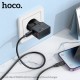 Сетевое зарядное устройство Hoco AC24 Mini, Черный