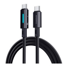 USB кабель Baseus P10379000121-00 Lit Button-Control, Type-C, 1.0 м., Чорний