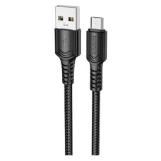 USB кабель Borofone BX116, MicroUSB, 1.0 м., Білий