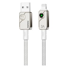 USB кабель Remax C32 Swift FC Apple iPhone SE 2022, iPhone 14 Pro Max, iPhone 14 Plus, iPhone 14 Pro, iPhone 14, iPhone 13 Pro, iPhone 13 Mini, iPhone 13, iPhone 13 Pro Max, iPhone 12 Mini, iPhone 12 Pro Max, Lightning, 1.2 м., Білий