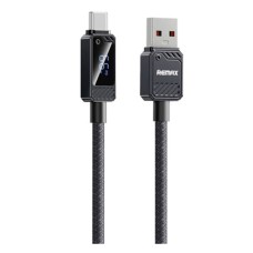 USB кабель Remax RC-C070 Suxien, Type-C, 1.2 м., Чорний