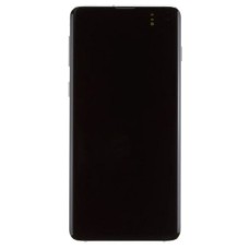 Дисплей Samsung G973 Galaxy S10, з сенсором, з рамкою, TFT, Білий