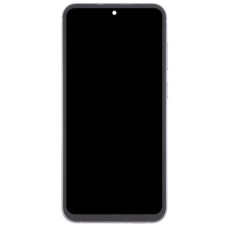Дисплей Samsung S711 Galaxy S23 FE, з сенсором, з рамкою, Amoled, Срібний