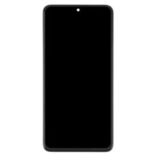 Дисплей Xiaomi Redmi Note 14 5G, з сенсором, з рамкою, OLED, Чорний