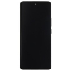 Дисплей Xiaomi Redmi Note 14 Pro 4G, з сенсором, з рамкою, Amoled, Чорний