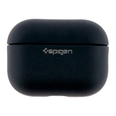 Чехол Apple AirPods 4, Spigen Leather Armor, Черный