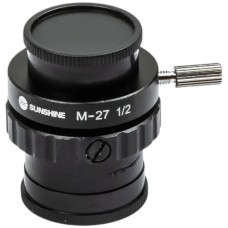 Адаптер (переходник) для тринокулярного микроскопа Sunshine M-27 1/2X CTV