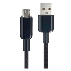 USB кабель XO NB249, MicroUSB, 1.0 м., Чорний